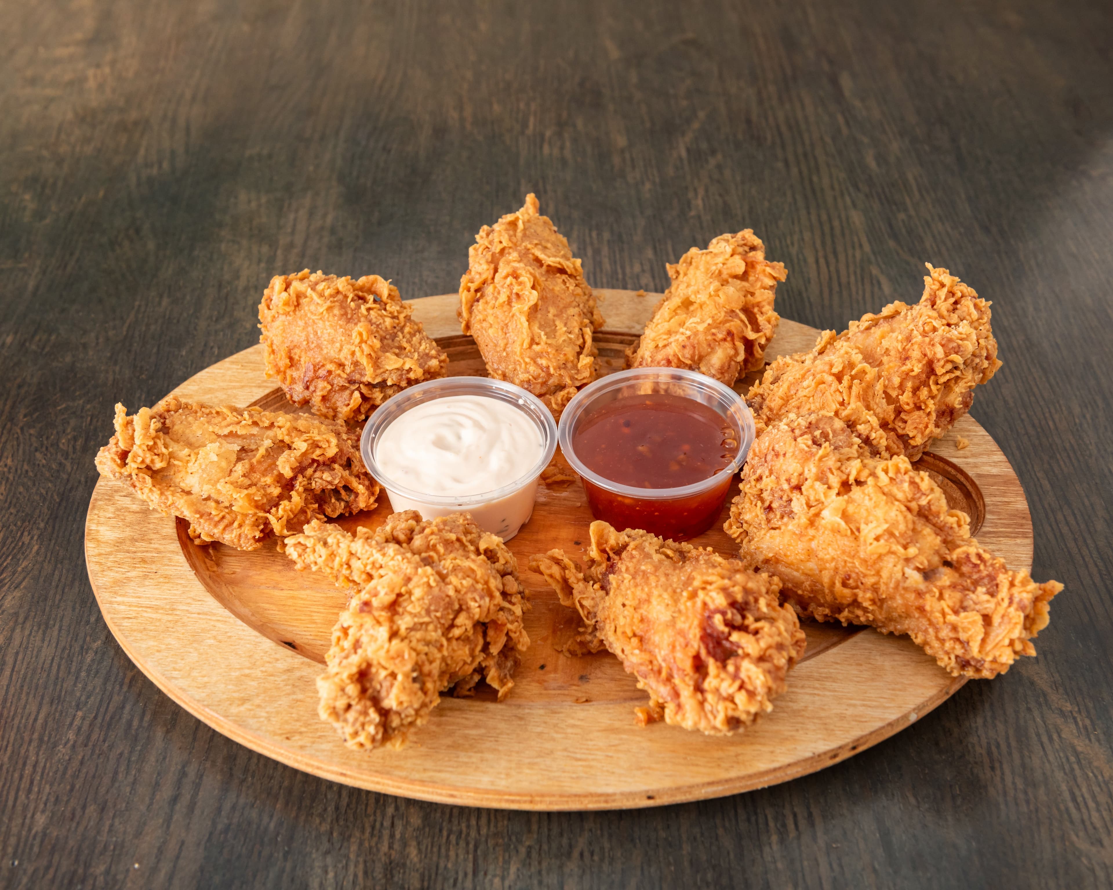 4PC Chicken Wings at Smile Burger, Wood Dale, IL