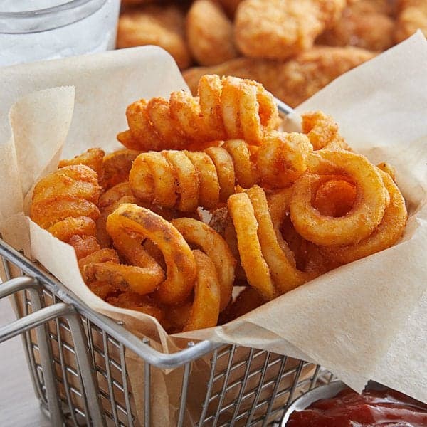 Curly Fries at Smile Burger, Wood Dale, IL