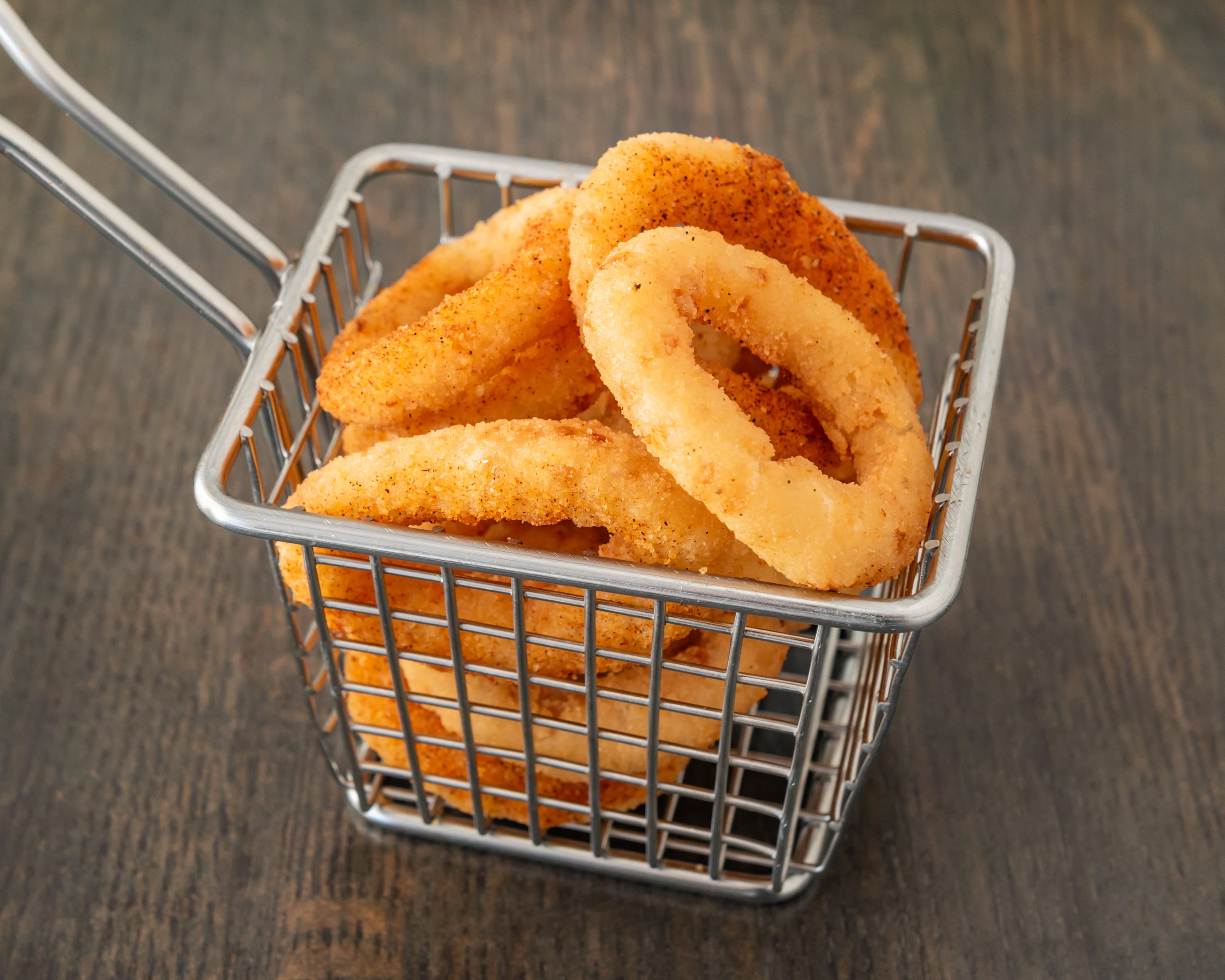 Onion Rings at Smile Burger, Wood Dale, IL